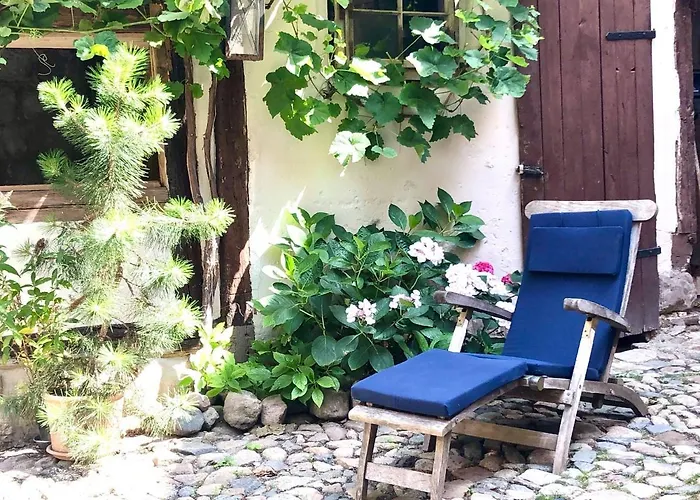 Himmlischer Hof - Juwel Von 1477 Mit P, Romantischer Innenhof, Kamin, Oeko, Denkmal