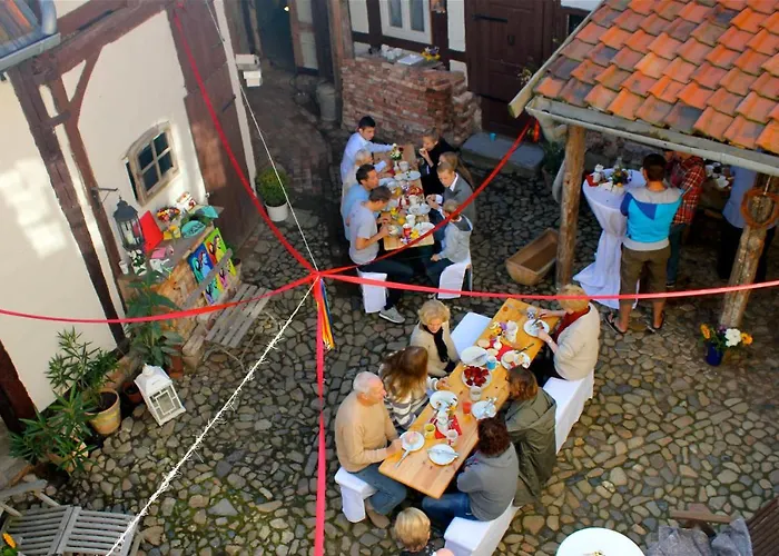 Himmlischer Hof - Juwel Von 1477, Terrasse, Kamin, P, öko, Denkmal