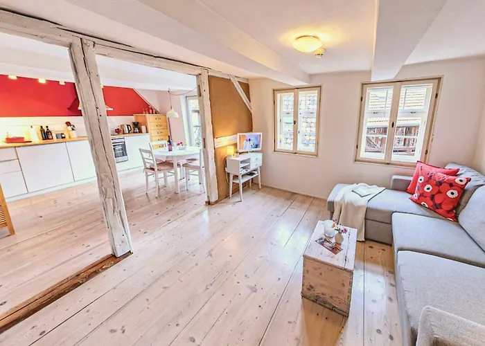 Himmlischer Hof - Juwel Von 1477, Terrasse, Kamin, P, öko, Denkmal Quedlinburg